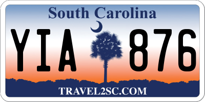 SC license plate YIA876