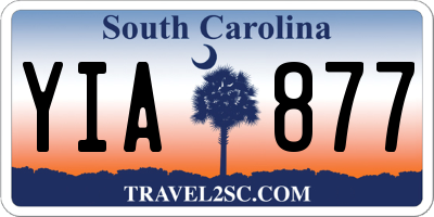 SC license plate YIA877