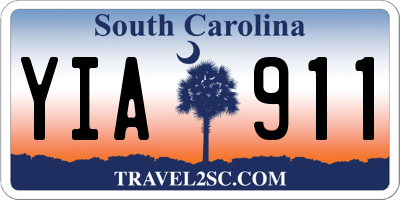 SC license plate YIA911