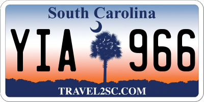 SC license plate YIA966