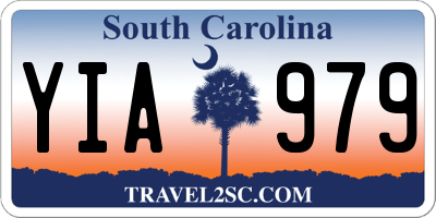 SC license plate YIA979
