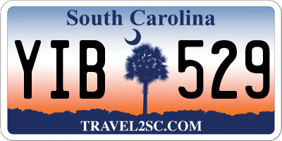 SC license plate YIB529