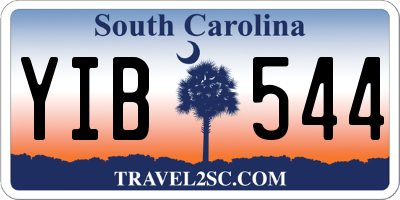 SC license plate YIB544