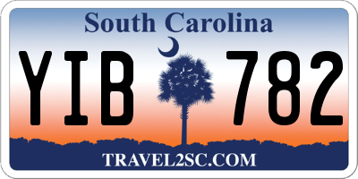 SC license plate YIB782