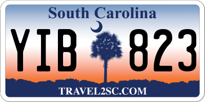 SC license plate YIB823