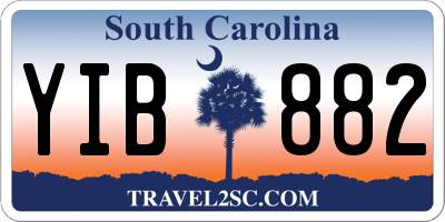 SC license plate YIB882