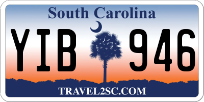SC license plate YIB946