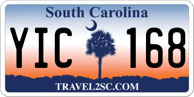 SC license plate YIC168