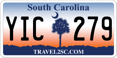 SC license plate YIC279