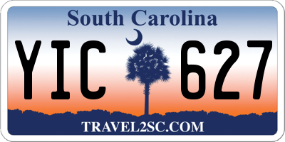 SC license plate YIC627