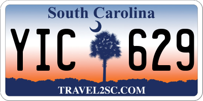 SC license plate YIC629