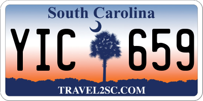 SC license plate YIC659