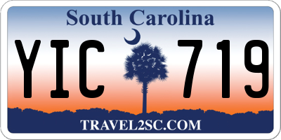 SC license plate YIC719