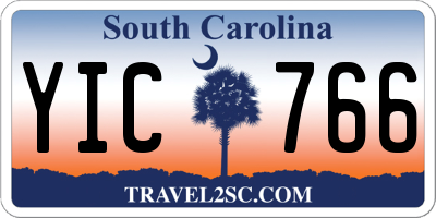 SC license plate YIC766