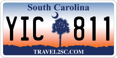 SC license plate YIC811