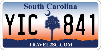 SC license plate YIC841