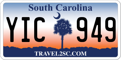 SC license plate YIC949