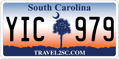 SC license plate YIC979