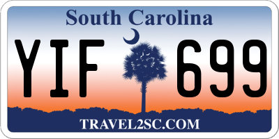 SC license plate YIF699