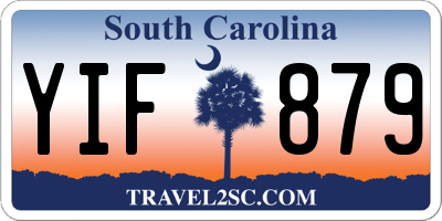SC license plate YIF879