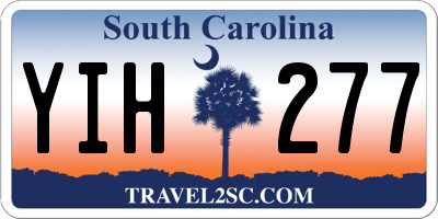 SC license plate YIH277