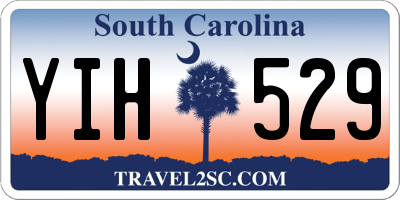 SC license plate YIH529