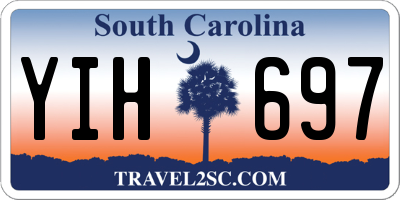 SC license plate YIH697