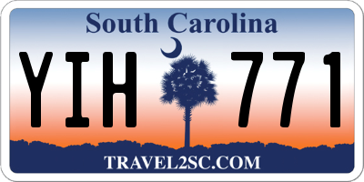 SC license plate YIH771