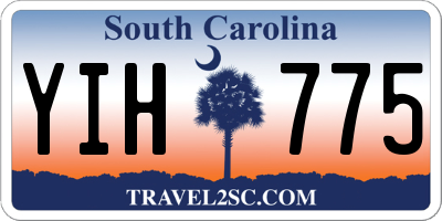 SC license plate YIH775