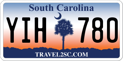 SC license plate YIH780