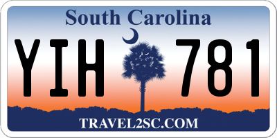 SC license plate YIH781