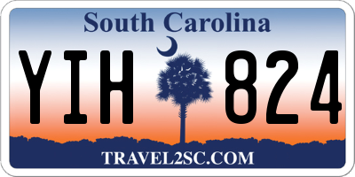 SC license plate YIH824