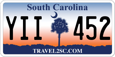 SC license plate YII452