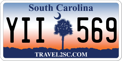 SC license plate YII569