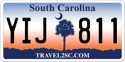 SC license plate YIJ811