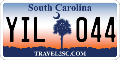 SC license plate YIL044