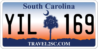 SC license plate YIL169