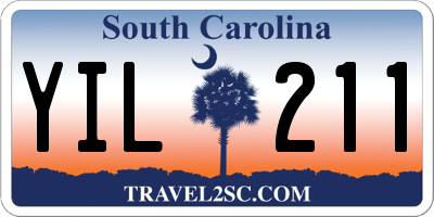 SC license plate YIL211