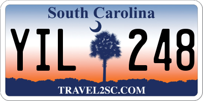 SC license plate YIL248