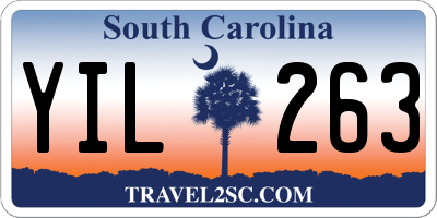 SC license plate YIL263