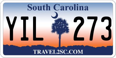 SC license plate YIL273