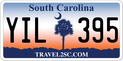SC license plate YIL395