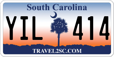 SC license plate YIL414