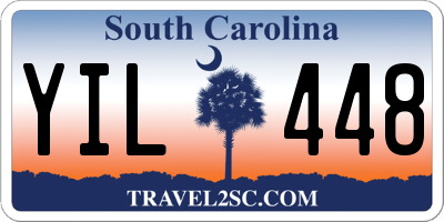 SC license plate YIL448