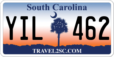 SC license plate YIL462