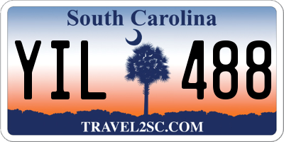 SC license plate YIL488