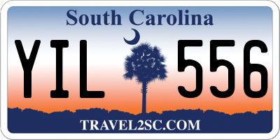 SC license plate YIL556