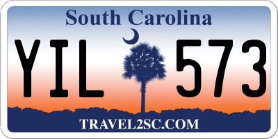 SC license plate YIL573