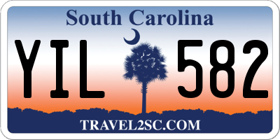 SC license plate YIL582