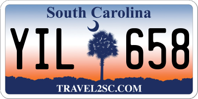 SC license plate YIL658